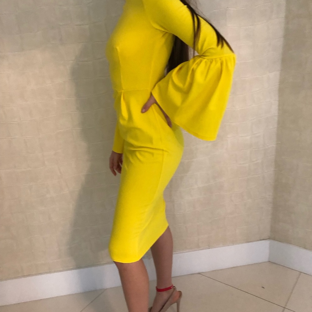 Yellow CLUB LONDON dress